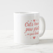 Cat Mama Muttertagsgeflecht Jumbo-Tasse (Vorderseite Rechts)