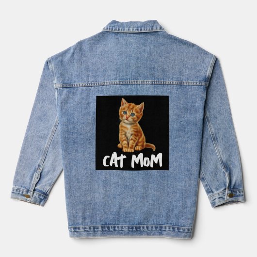 CAT MAMA NIEDLICH GINGER Denim Jean Jacket Jeansjacke (Rückseite)