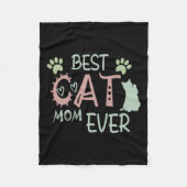 Cat Mama Niedlich Meow First Mütter Day Fleecedecke (Vorderseite)