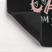 Cat Mama Niedlich Meow First Mütter Day Mousepad (Ecke)
