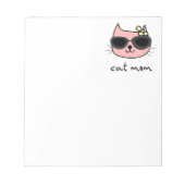 CAT-MAMA NIEDLICH NOTIZPAD NOTIZBLOCK (Vorderseite)