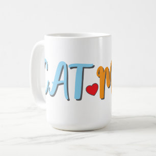 Cat-Mama - Niedlicher Felin mit optionaler Persona Kaffeetasse