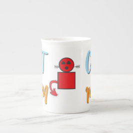 Cat-Mama - Niedlicher Felin mit optionaler Persona Porzellantasse