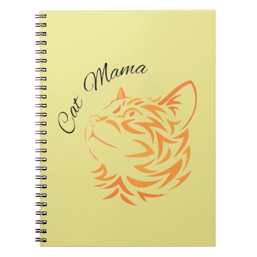 Cat Mama Notizblock (Vorderseite)
