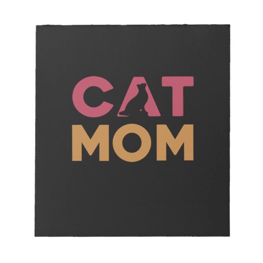 Cat-Mama Notizblock (Vorderseite)