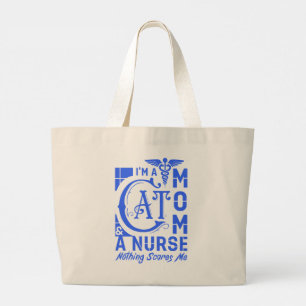 Cat Mama Nurse - Funny Gift for Nurses & Cat Lover Jumbo Stoffbeutel