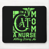 Cat Mama Nurse - Funny Gift for Nurses & Cat Lover Mousepad (Vorne)