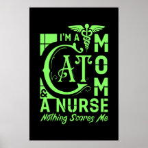 Cat Mama Nurse - Funny Gift for Nurses & Cat Lover