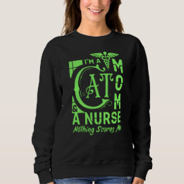 Cat Mama Nurse - Funny Gift for Nurses & Cat Lover Sweatshirt