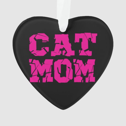 Cat-Mama Ornament (Rückseite)