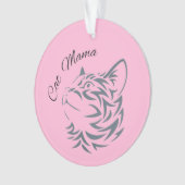 Cat Mama Ornament (Vorderseite)