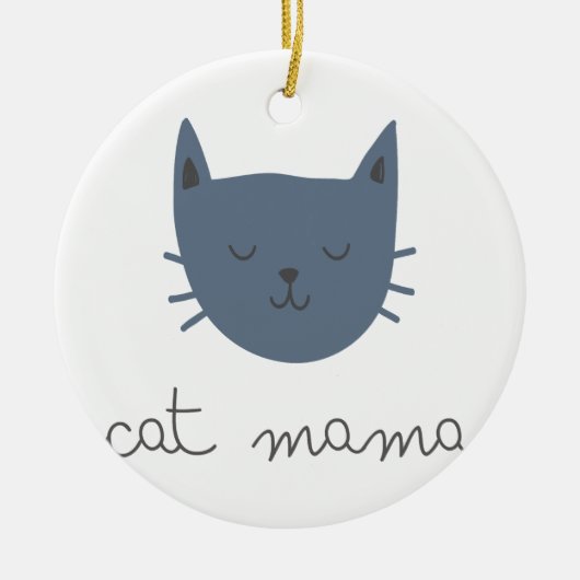Cat Mama Ornament (Vorne)