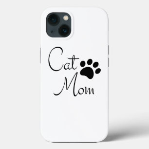 Cat Mama Paw Print Sprichwort Personalisiert Case-Mate iPhone Hülle
