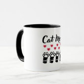 Cat Mama Paw Tasse (Vorderseite Links)