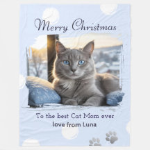 Cat Mama Personalisiert Pet Foto Weihnachten