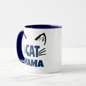 Cat Mama, Pet Lovers Cat Mama Graphic Tasse Design (Vorderseite Links)