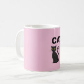 CAT MAMA PINK KAFFEE MUGS KAFFEETASSE (Vorderseite Links)