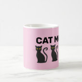 CAT MAMA PINK KAFFEE MUGS KAFFEETASSE (Mittel)