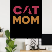 Cat-Mama Poster (Heimbüro)