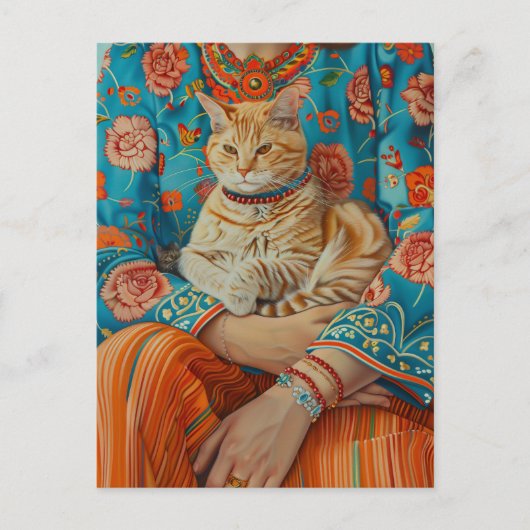 Cat-Mama Postkarte (Vorderseite)