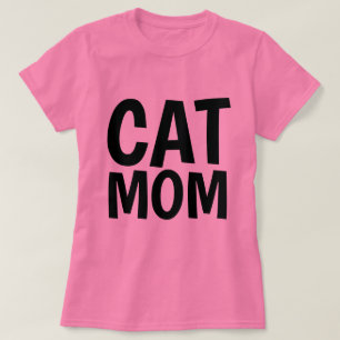 CAT MAMA rosa T - Shirt