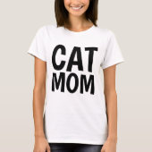 CAT MAMA rosa T - Shirt (Vorderseite)