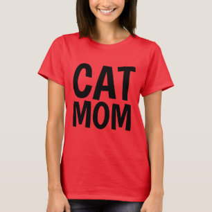 CAT-MAMA rosa T - Shirt und Tankdecken