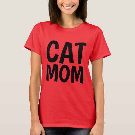 CAT-MAMA rosa T - Shirt und Tankdecken (Vorderseite)