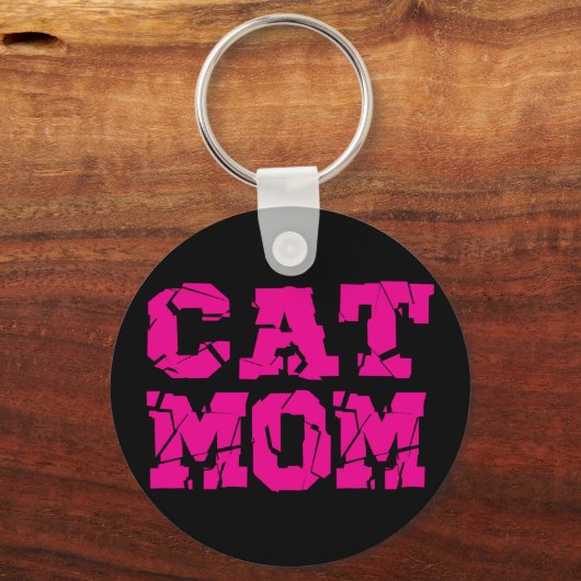 Cat-Mama Schlüsselanhänger (Vorderseite)