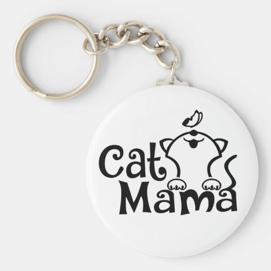 Cat Mama Schlüsselanhänger (Vorne)