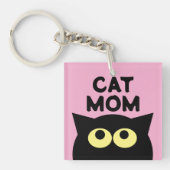 Cat Mama Schlüsselanhänger Geschenk für Katzenlieb (Vorderseite)