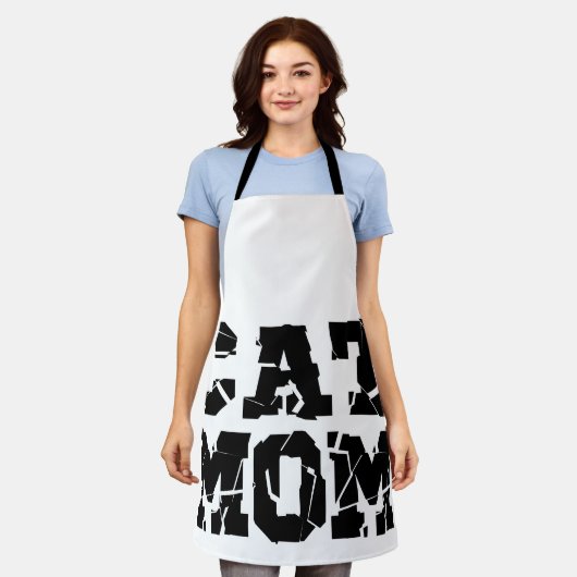 Cat-Mama Schürze (Getragen)
