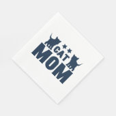 Cat-Mama Serviette (Ecke)