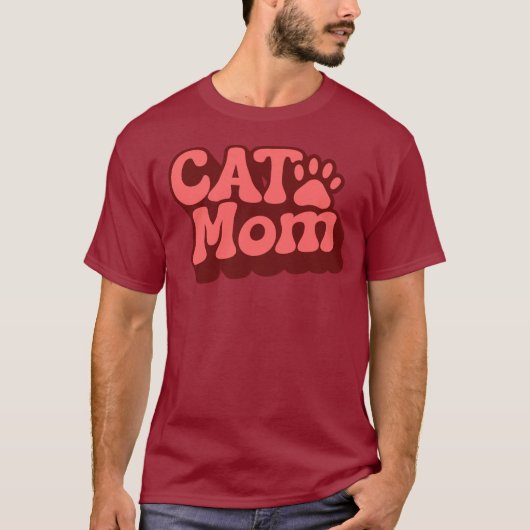 Cat Mama Shirt für den Muttertag (Vorderseite)