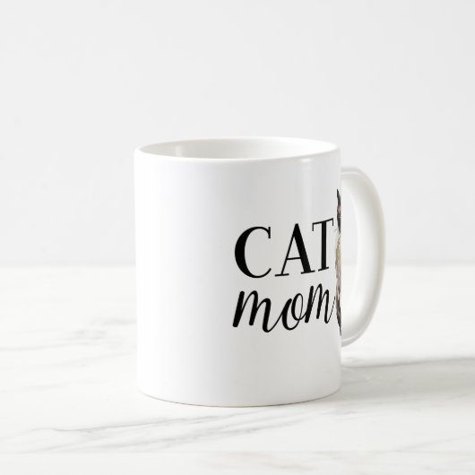 Cat Mama Siamese Cat Kaffeetasse (VorderseiteRechts)