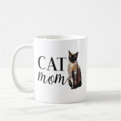 Cat Mama Siamese Cat Kaffeetasse (Links)