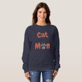 Cat-Mama Sweatshirt (Vorne ganz)