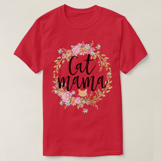 Cat Mama T-Shirt (Design vorne)