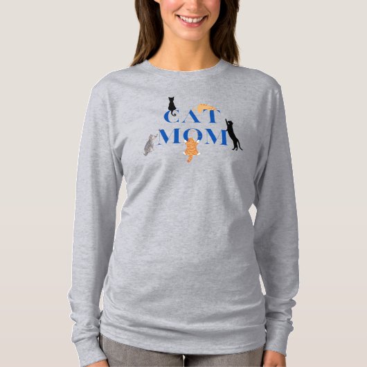 Cat-Mama T-Shirt (Vorderseite)