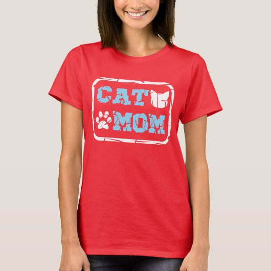 Cat-Mama T-Shirt (Vorderseite)