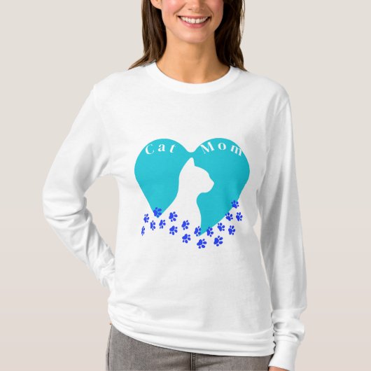 Cat Mama T - Shirt (Vorderseite)