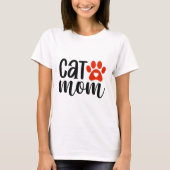 Cat Mama T - Shirt (Vorderseite)