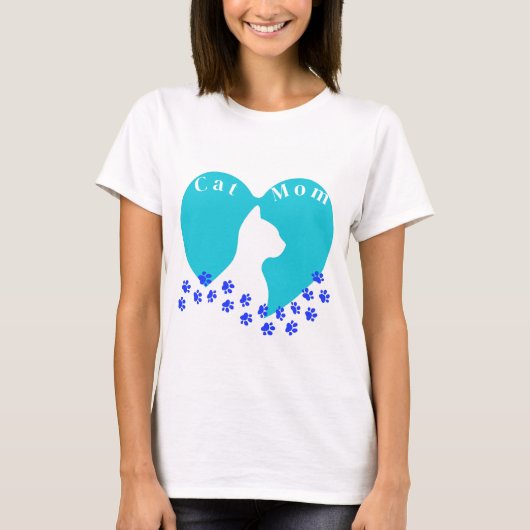 Cat-Mama T-Shirt (Vorderseite)