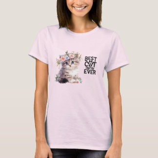 Cat Mama T-Shirt (für Katzen Liebhaber)