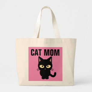 CAT MAMA TASCHE NIEDLICH SCHWARZE KITTKETTE