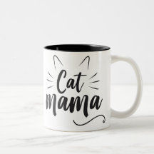 Cat Mama - Tasse für Katzenliebhaber