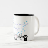 Cat Mama Tasse - Purfect Brew & Paw Prints (VorderseiteRechts)
