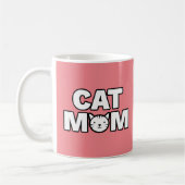CAT-MAMA-Tasse (rosa) Kaffeetasse (Links)
