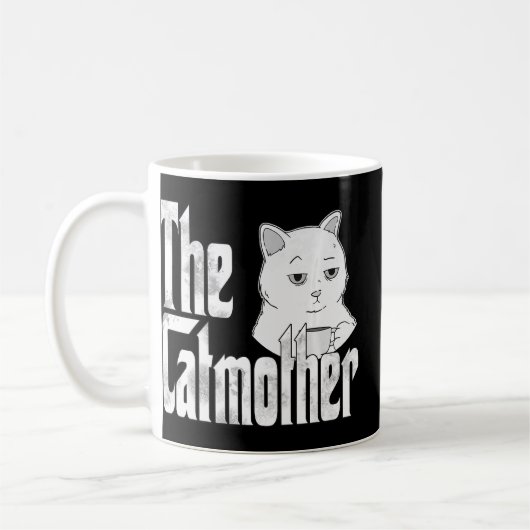 Cat Mama The Catmother Crazy Coffee Cat Mutter Kit Kaffeetasse (Links)