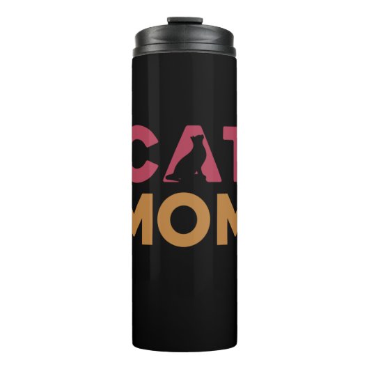 Cat-Mama Thermosbecher (Vorderseite)
